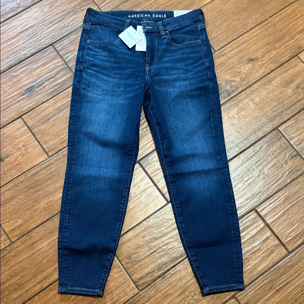 American Eagle Outfitters Women's Navy Skinny Jeans